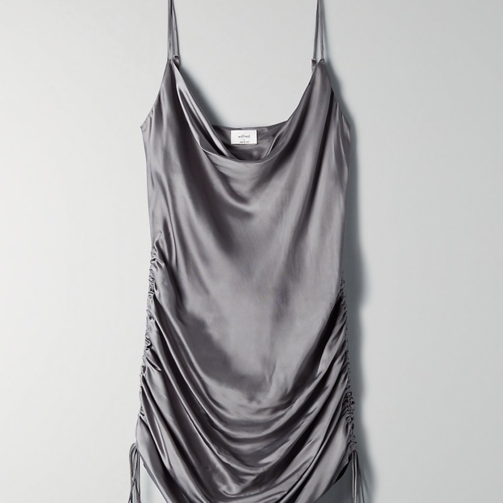 NWT Wilfred Only Ruched Slip Dress